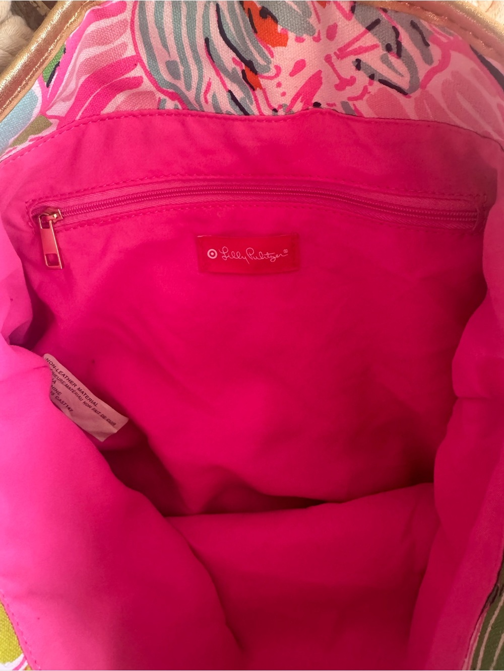 Lilly Pulitzer for Target Floral Canvas Rope Tote Bag - Picture 3 of 7